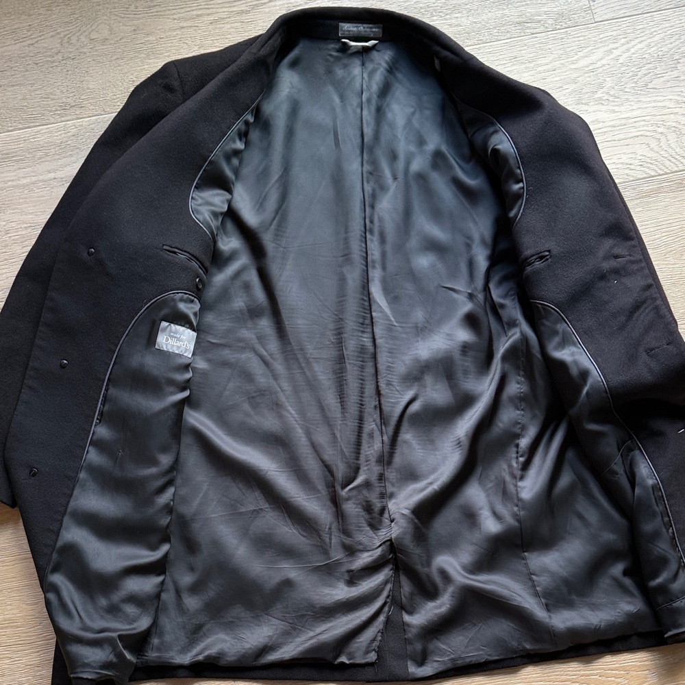 Daniel Cremieux Black 100% Cashmere Men's Coat - Picture 8 of 11